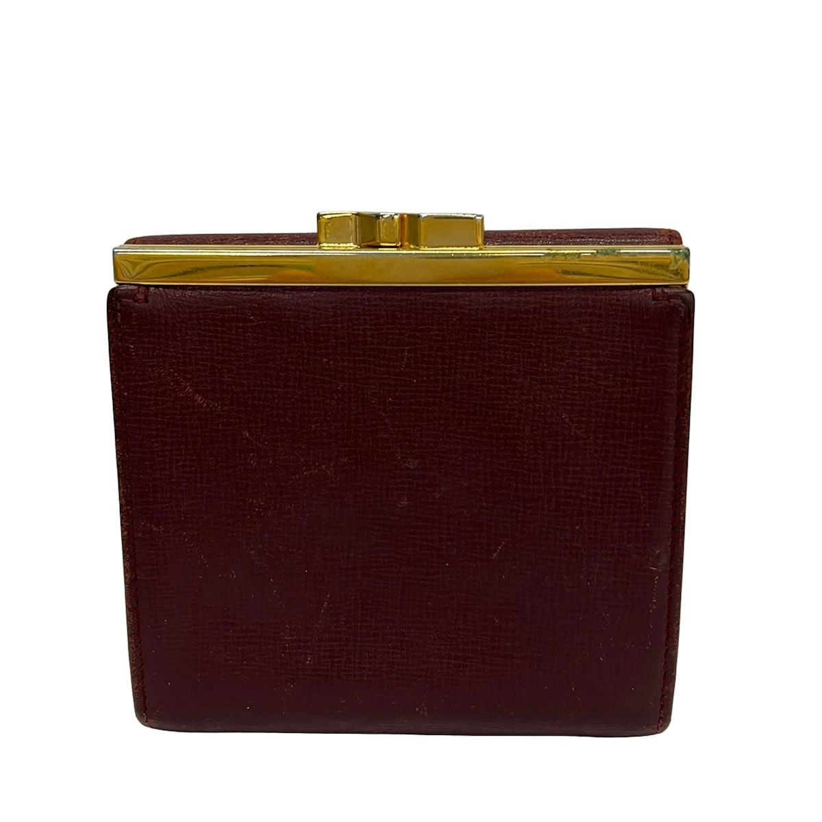 Cartier(カルティエ) 3つ折り財布 マストライン ボルドー がま口