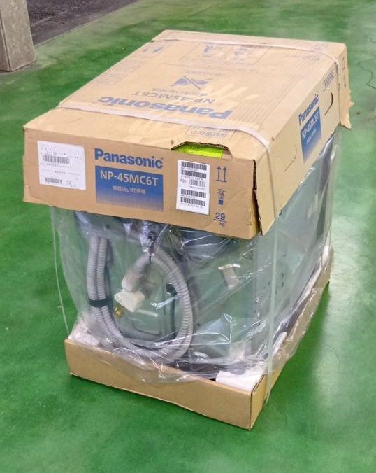 【横浜 引取限定】Panasonic ビルトイン食器洗い乾燥機 NP-45MC6T 買替え専用 奥行:60cm 幅:45cm 食器点数:44点(約6人用) パナソニック 食器洗い機 食洗機 ビルトイン食洗機 ビルトイン型 食器洗浄機