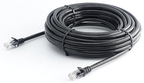 LANケーブル 70m 屋外用 CAT6 PoE対応 30年の屋外耐候性PE(ポリエチレン)２重被覆 安心の国内ブランド カテゴリ6 高速1Gbps 1000BASE-T 防水 紫外線 業務用 耐候性 (黒) - KC-12977送料無料 5f9ce14d