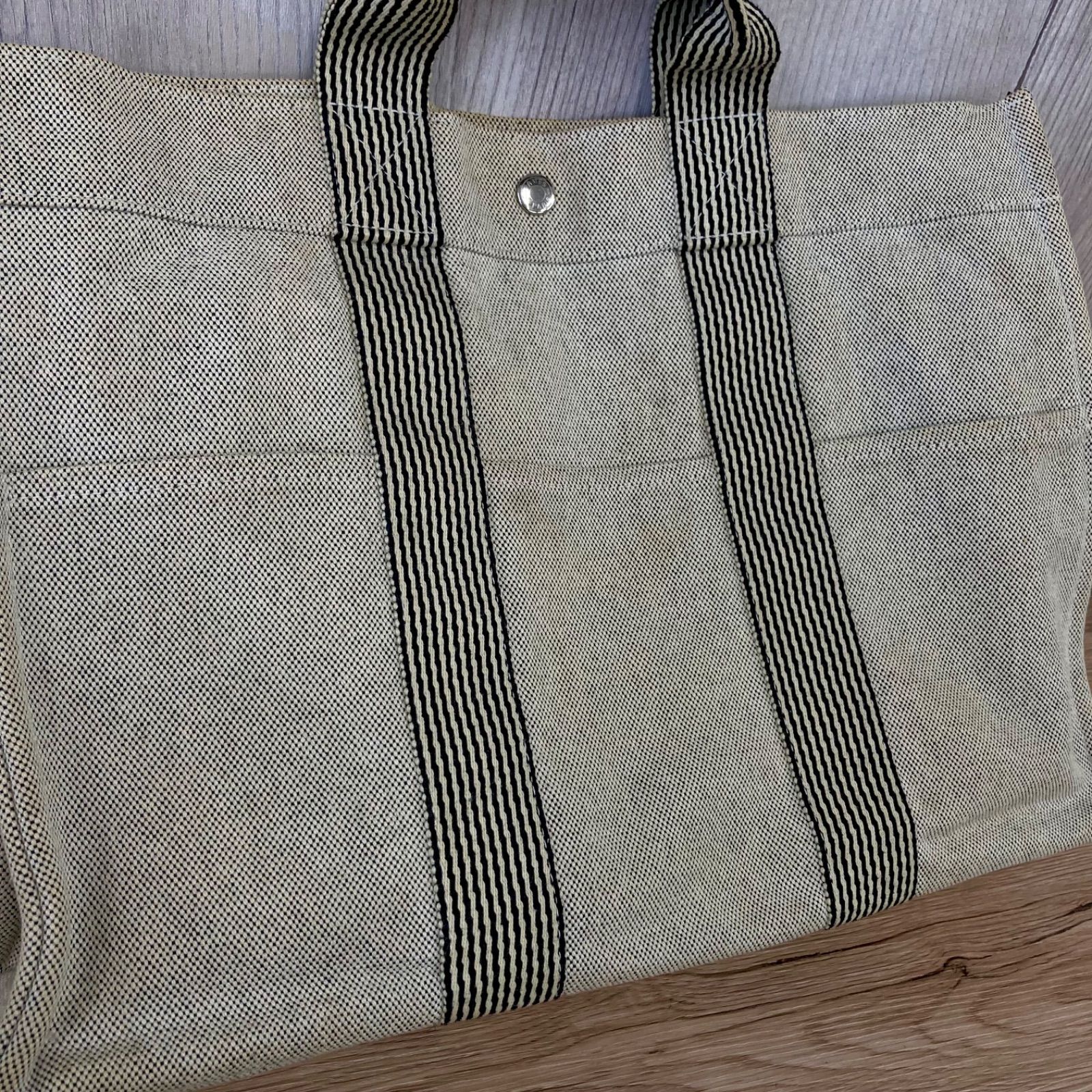 HERMES エルメス ニューフールトゥ MM トートバック グレー系 平塚店