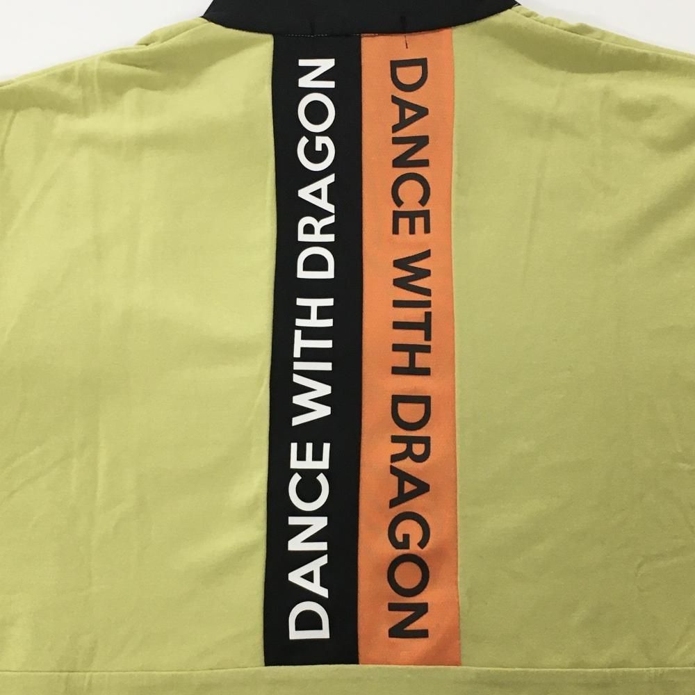 新品】ダンスウィズドラゴン 長袖ハイネックシャツ イエローグリーン