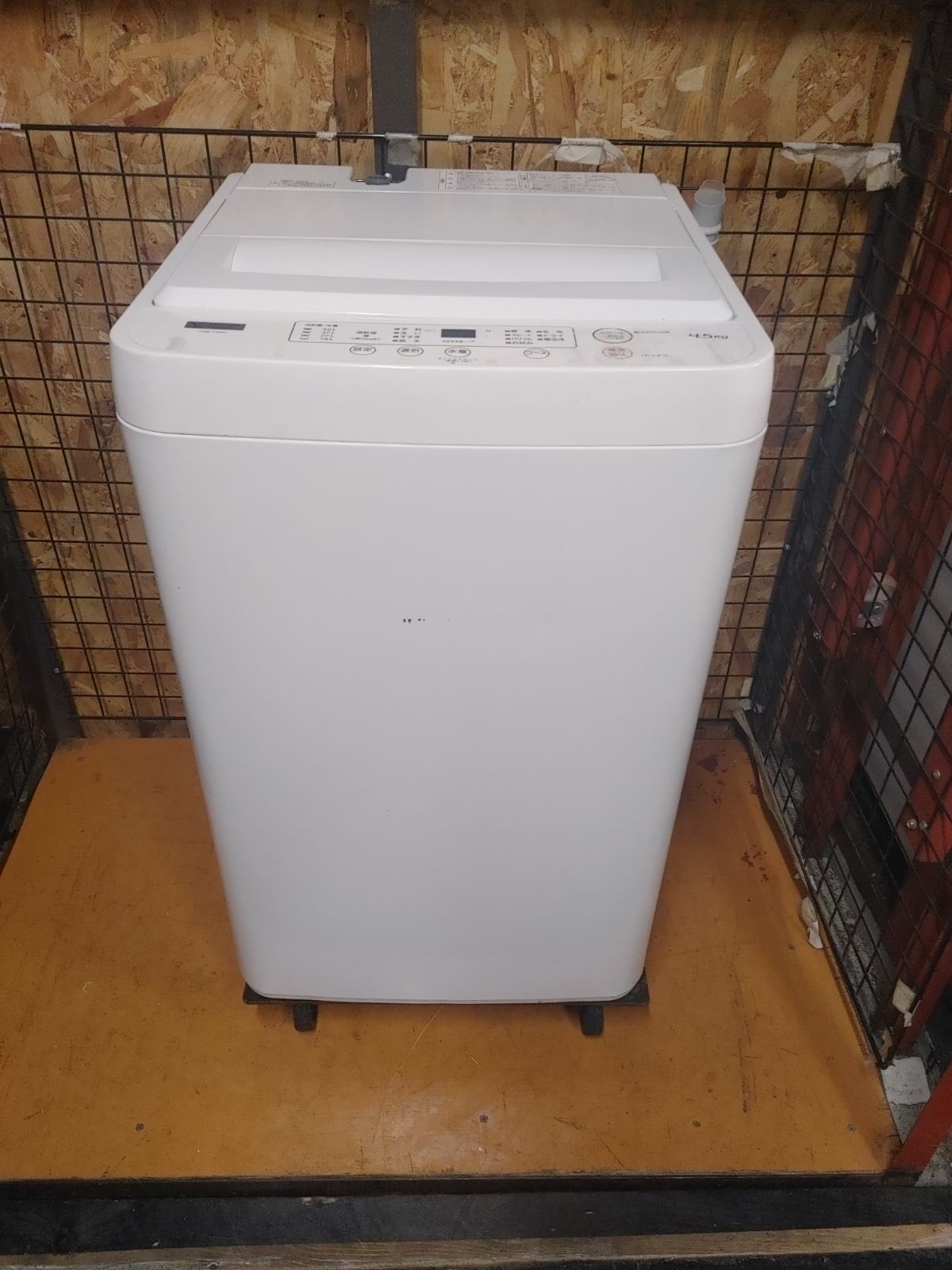 値下げ！美品！6ヶ月使用のみ！【引取限定】ヤマダセレクト洗濯機YWM-T45H1 大阪引取限定 YAMADA SELECT ヤマダセレクト 全自動洗濯機 4.5kg YWM