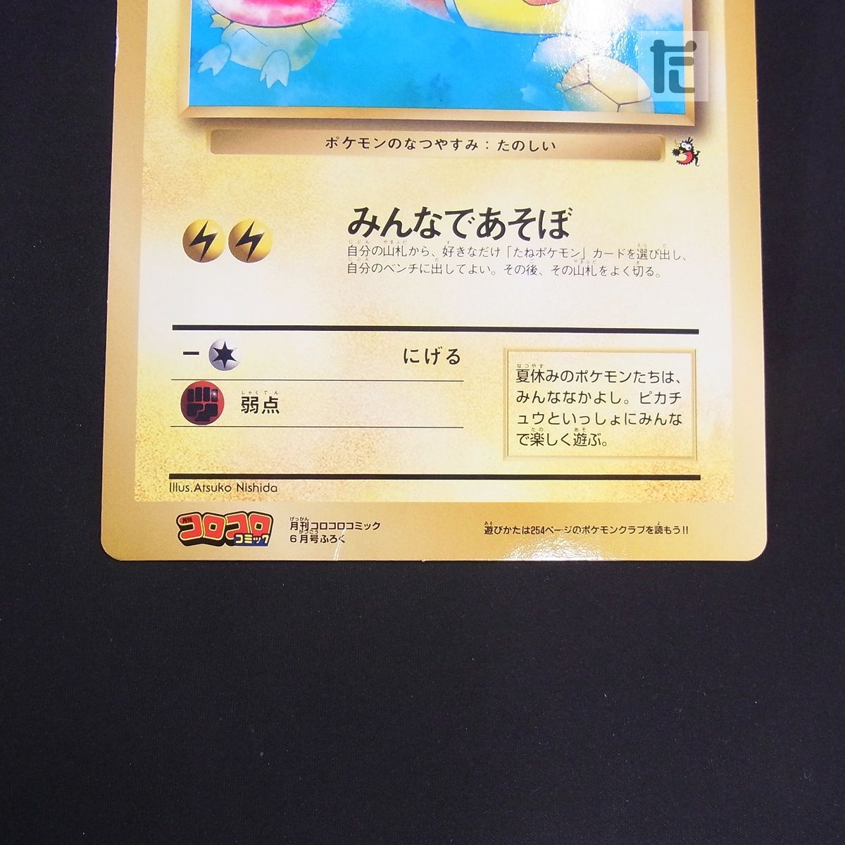 ピカチュウのなつやすみ スペシャルジャンボカード /TA25648 - メルカリ