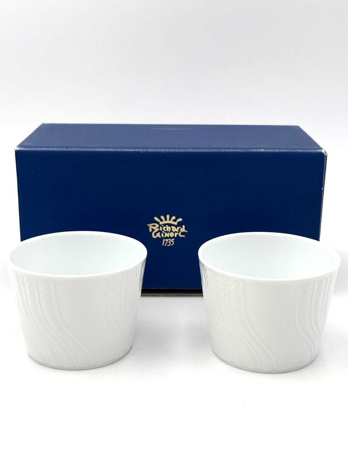 リチャードジノリ　ベッキオホワイト　ボール　小鉢　そばちょこより大きい　希少商品 未使用保管品】リチャードジノリ RichardGinori ベッキオホワイト 小鉢