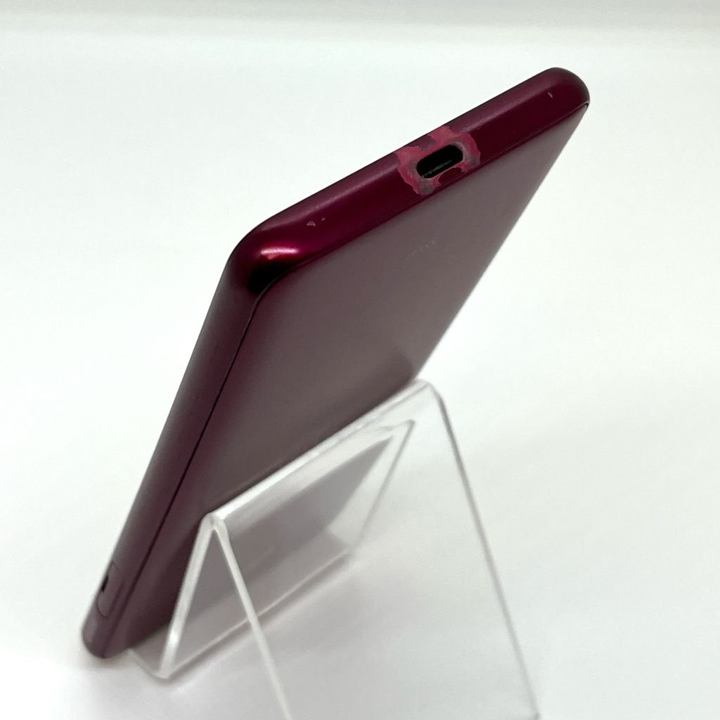 BASIO4 KYV47 au SIMロック解除済 32GB ワインレッド シニア向け