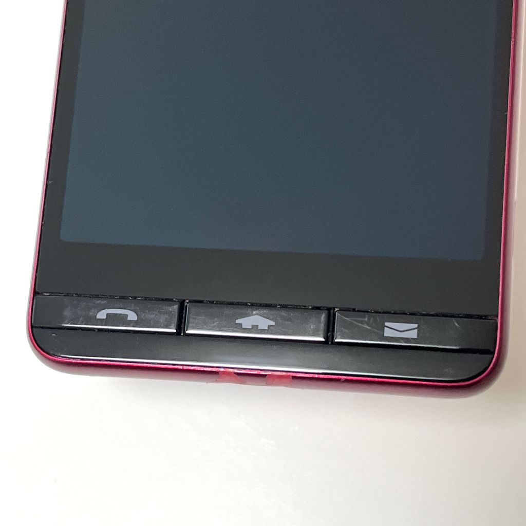 BASIO4 KYV47 au SIMロック解除済 32GB ワインレッド シニア向け