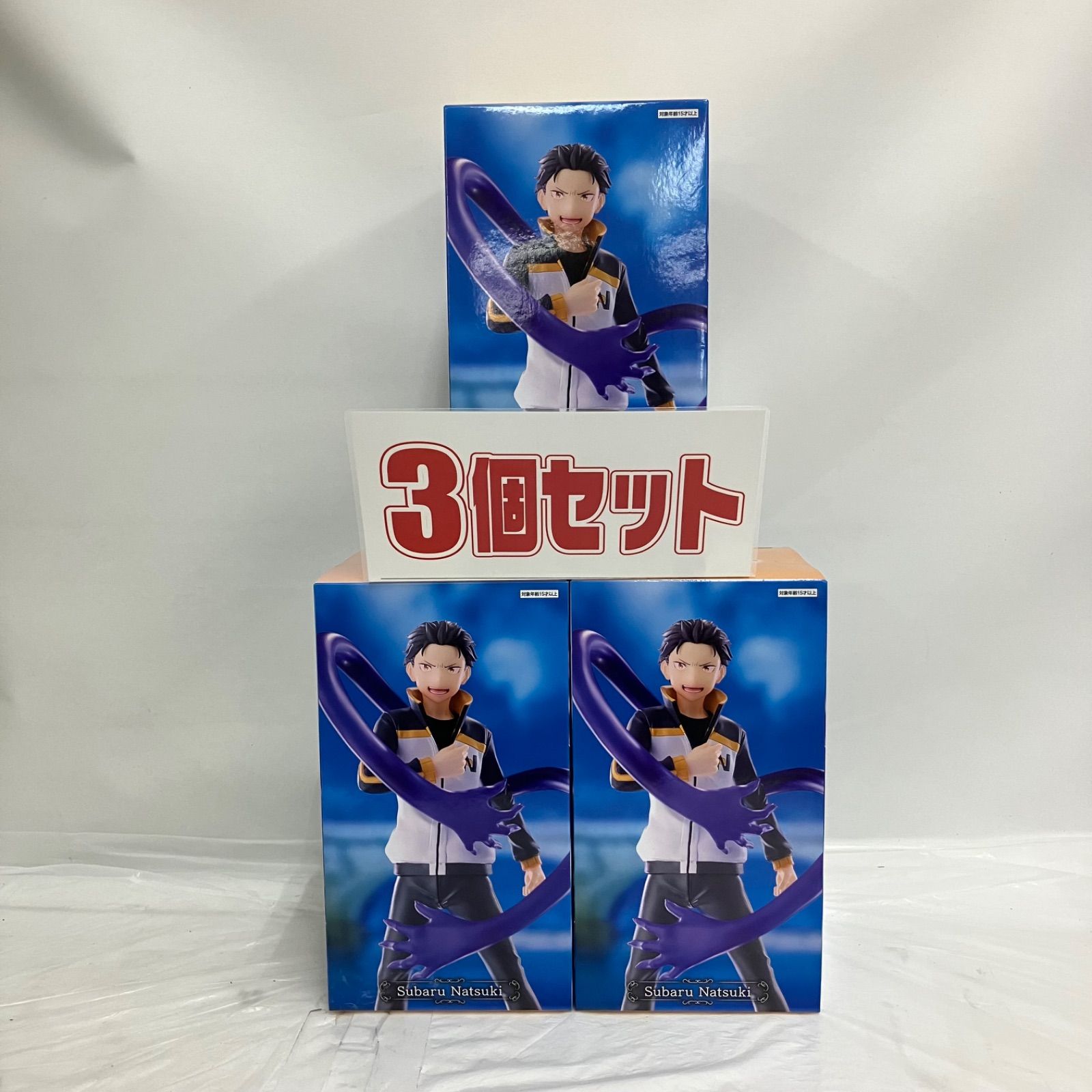 【新品未開封】リゼロ フィギュア 2点セット ナツキ・スバル アナスタシア 未開封 Reゼロから始める異世界生活 王選候補者と騎士フィギュア