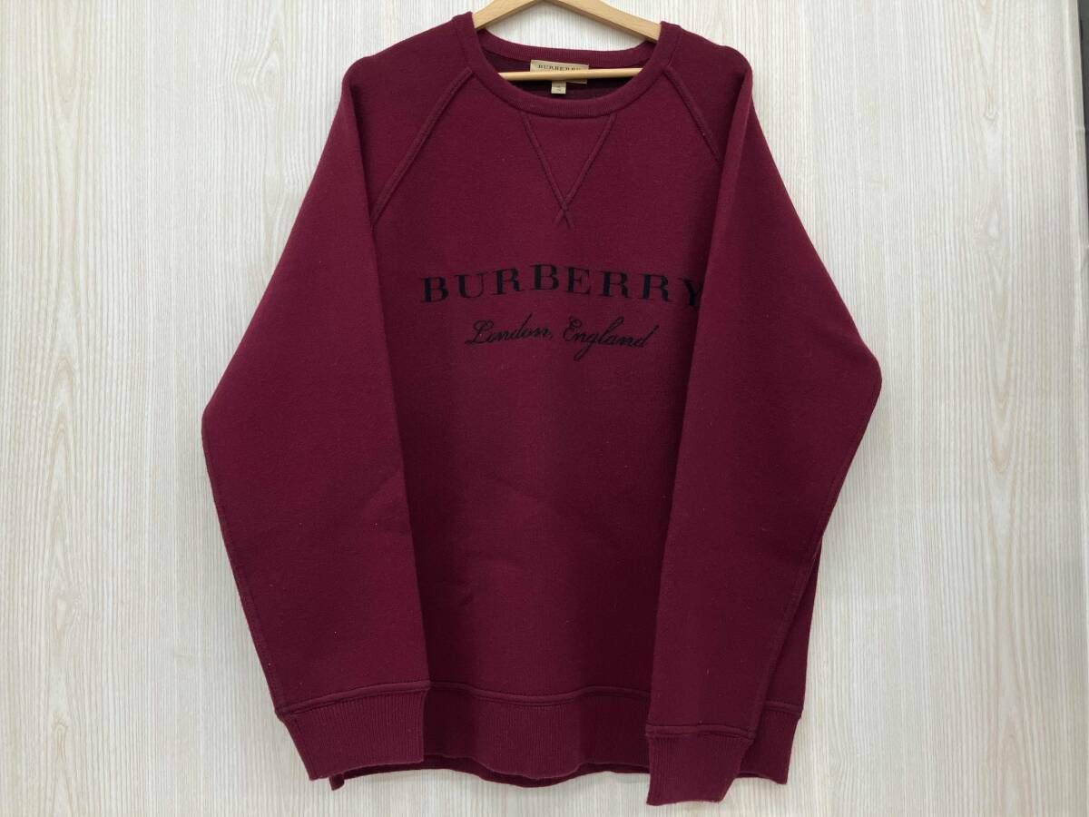 BURBERRY バーバリー スウェット 4039681 XL ワインレッド
