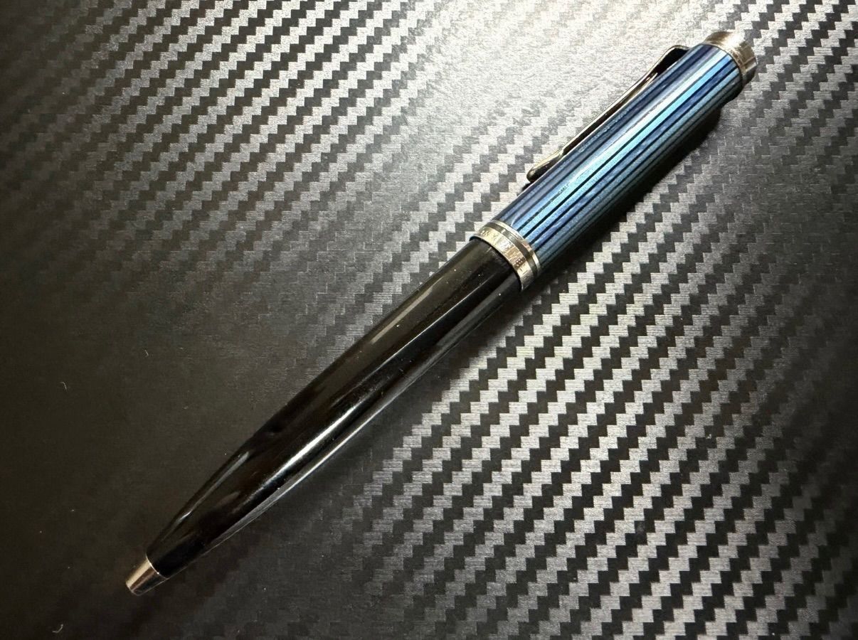 ペリカン pelikan スーベレーン K605 青縞 ブルー ボールペン - メルカリ