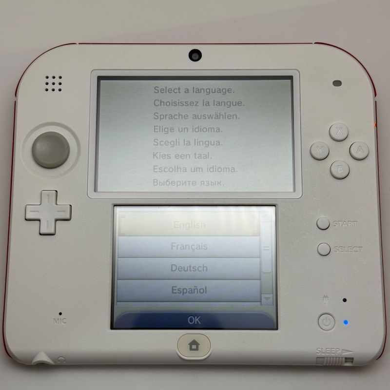 ☆希少 付属品完備 ACアダプタ未使用☆ニンテンドー2DS 本体 ホワイト
