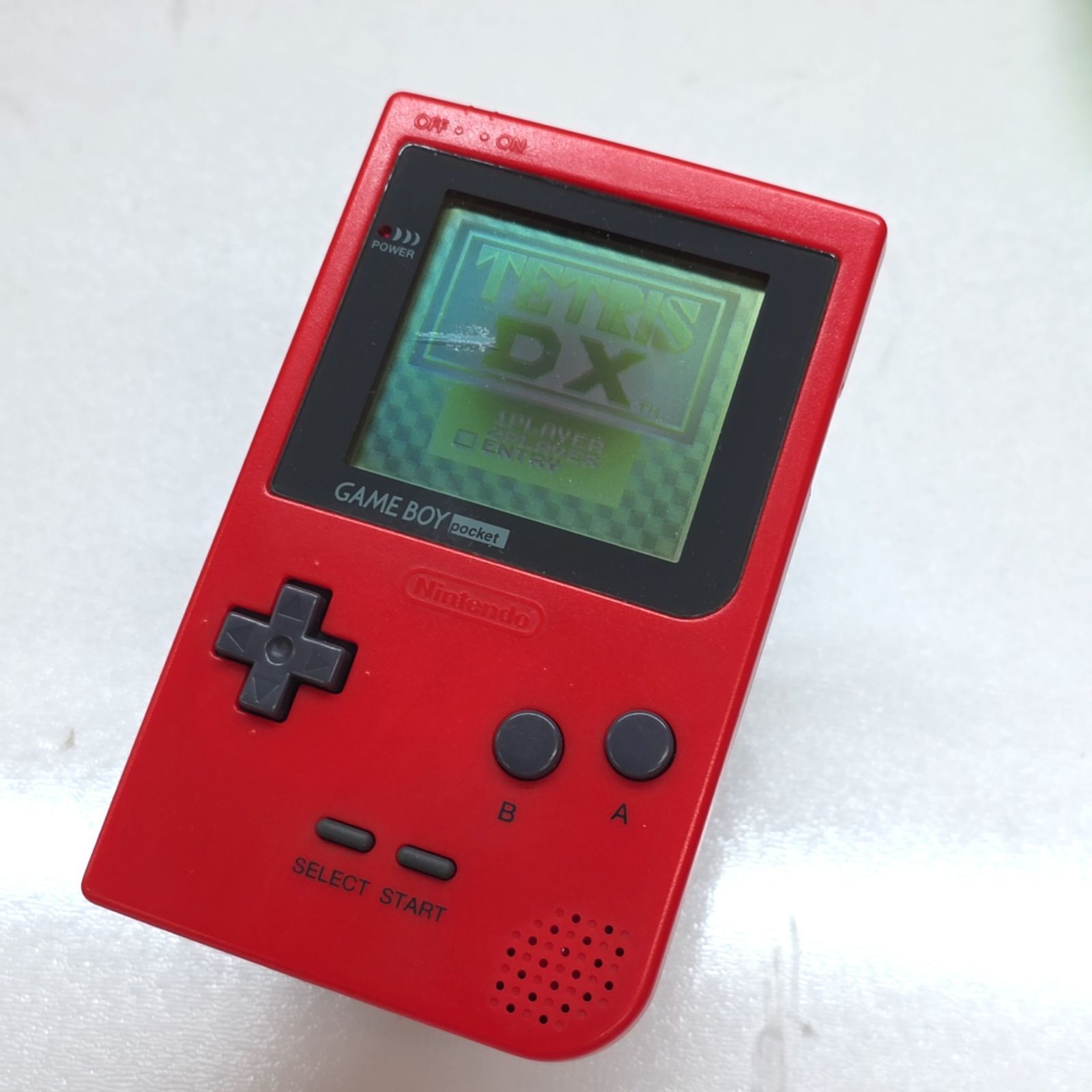 任天堂 ゲームボーイポケット レッド 本体 動作確認済み レトロゲーム 