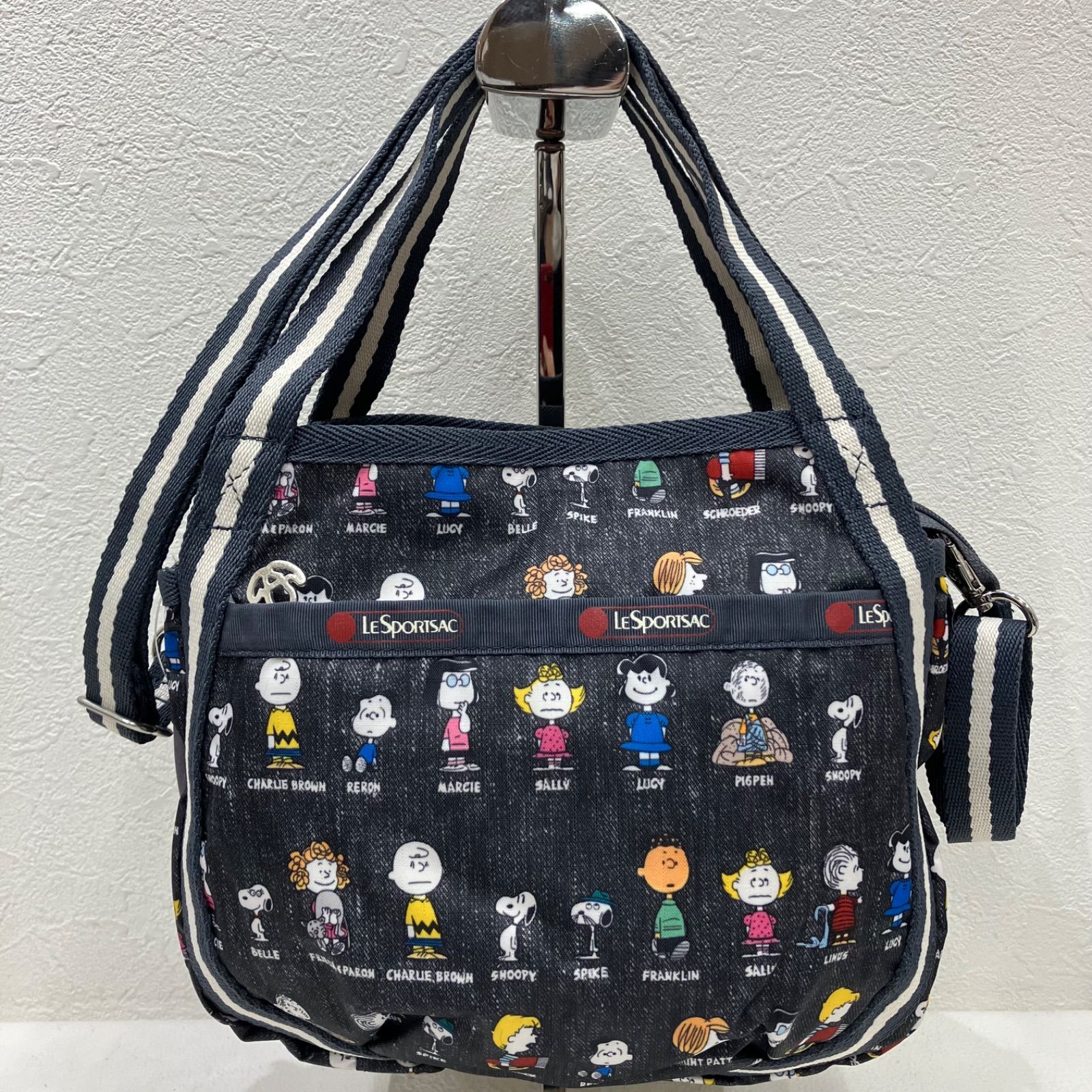 9372 【美品】 LeSportsac レスポートサック SNOOPY PEANUT スヌーピー
