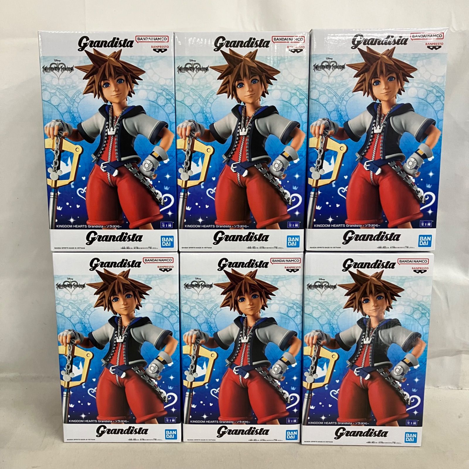 【即購入可】キングダムハーツ フィギュア まとめ売り 未開封 キングダムハーツ Grandista ソラ KH フィギュア 6個セット