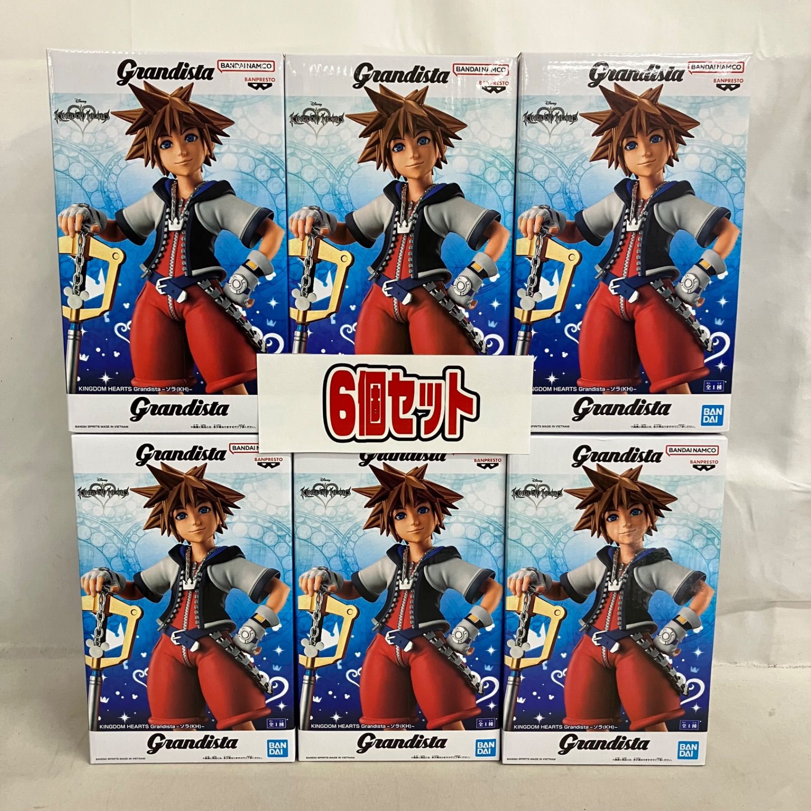 未開封 キングダムハーツ Grandista ソラ KH フィギュア 6個セット