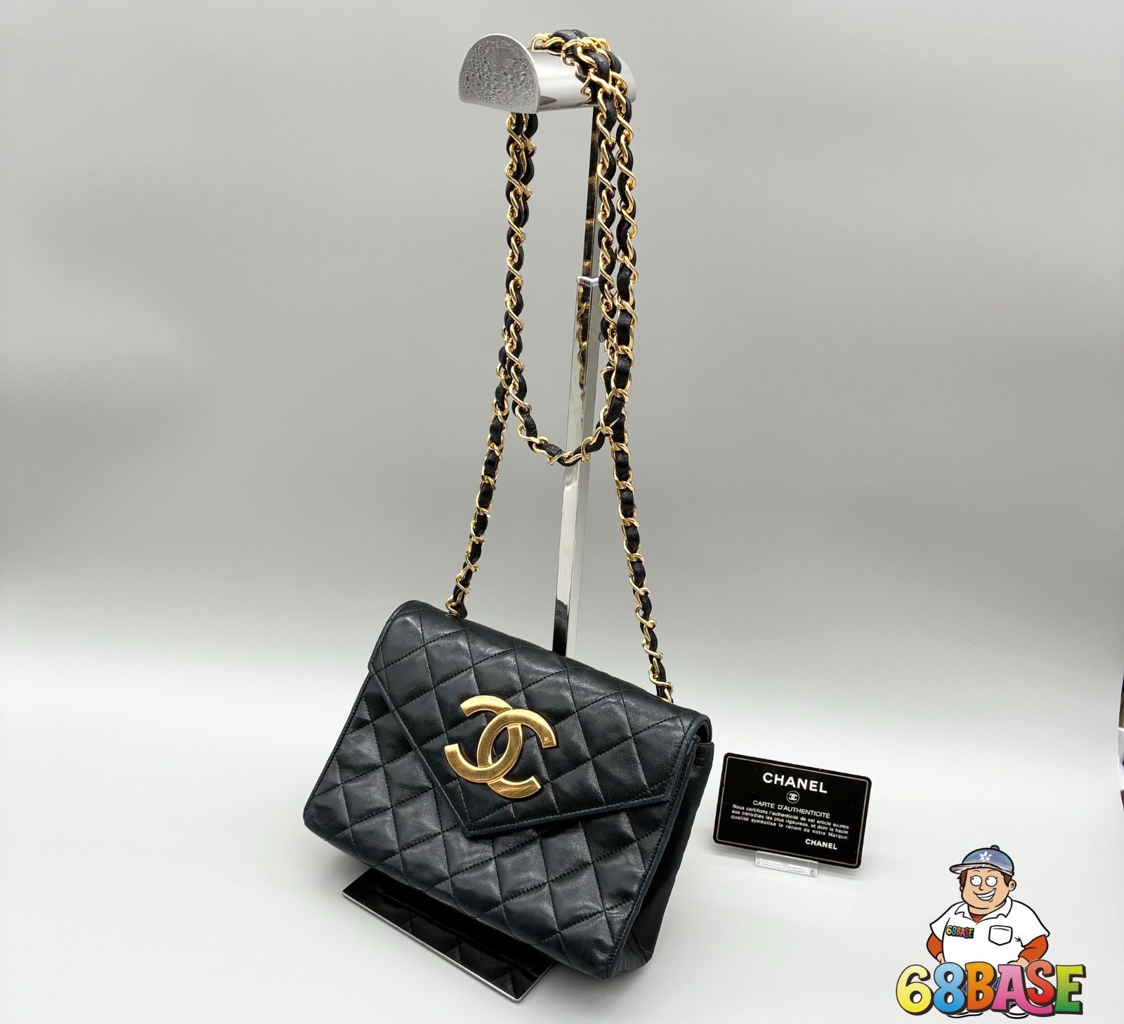 CHANEL（シャネル）デカココ マトラッセ チェーン ショルダーバッグ
