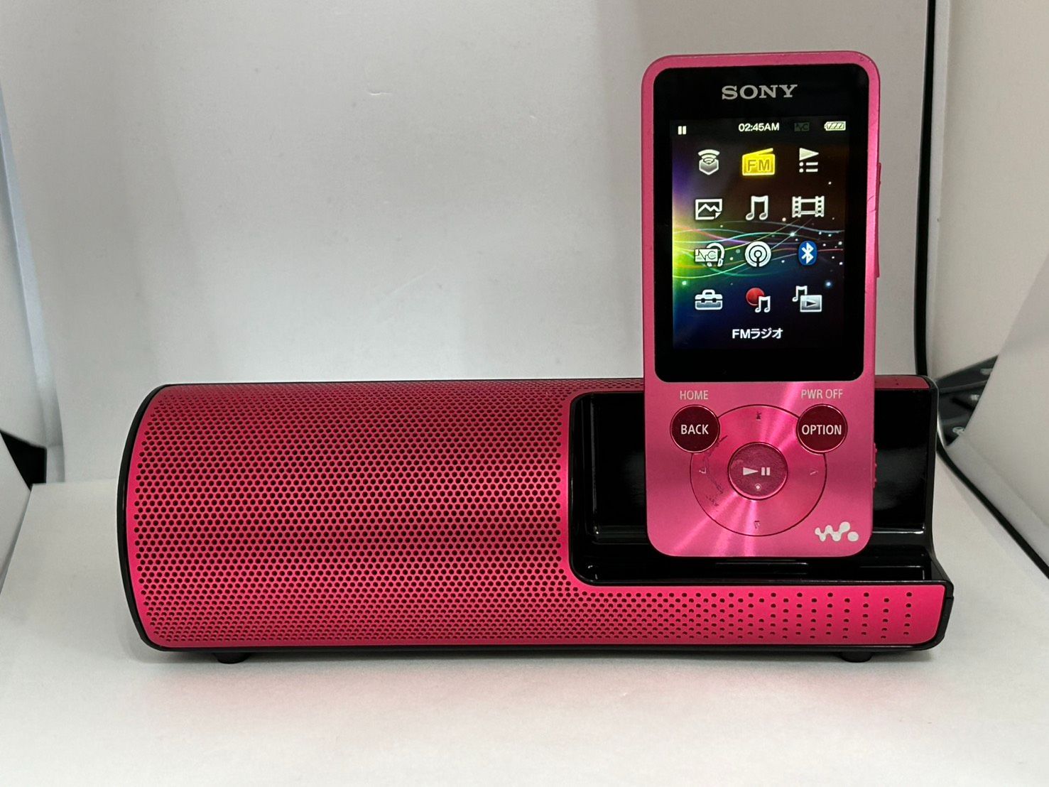 加】稼働 SONY WALKMAN Sシリーズ NW-S784 RDP-NWT19 スピーカーセット