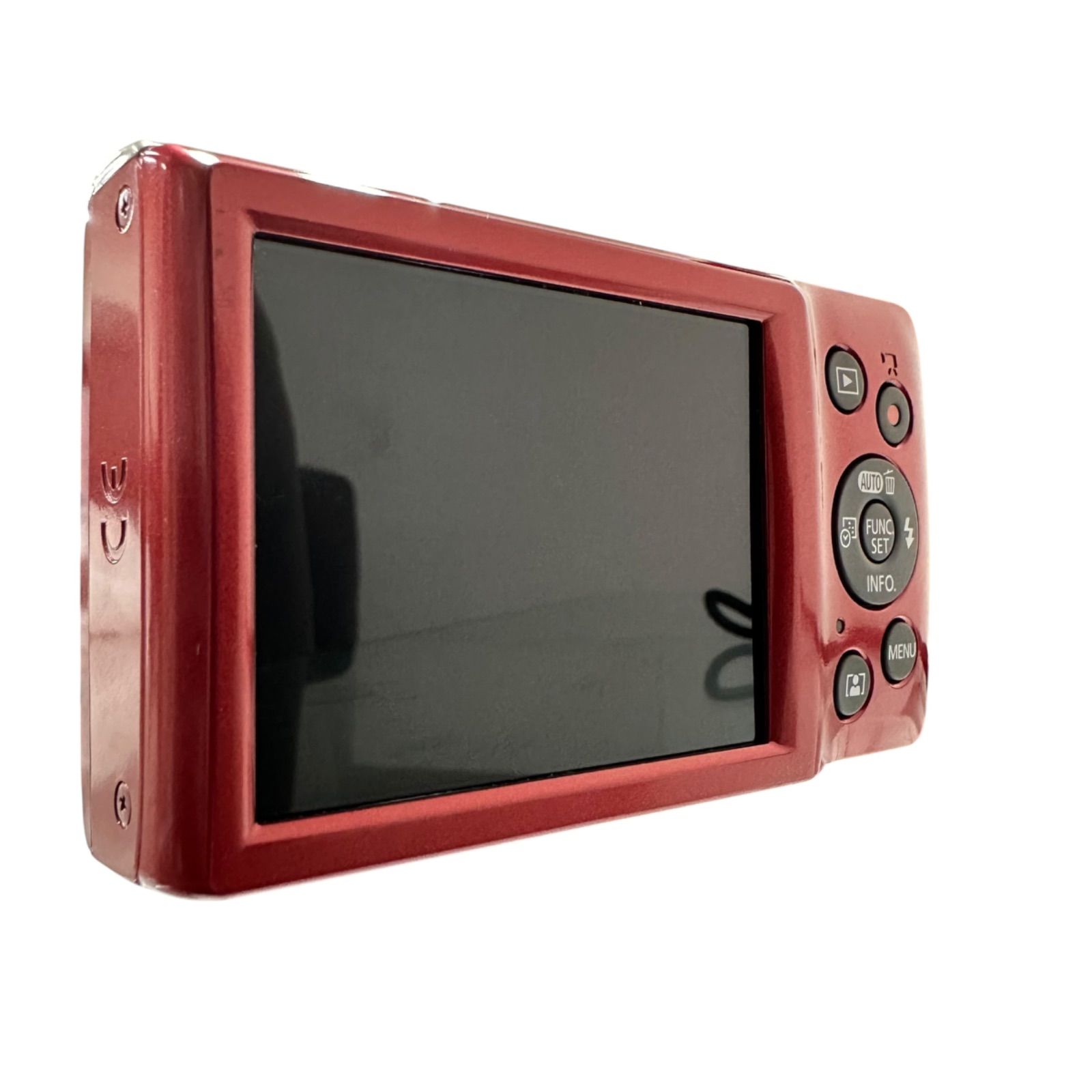 269001】Canon IXY PC2333 キャノン デジカメ レッド 充電器付 動作
