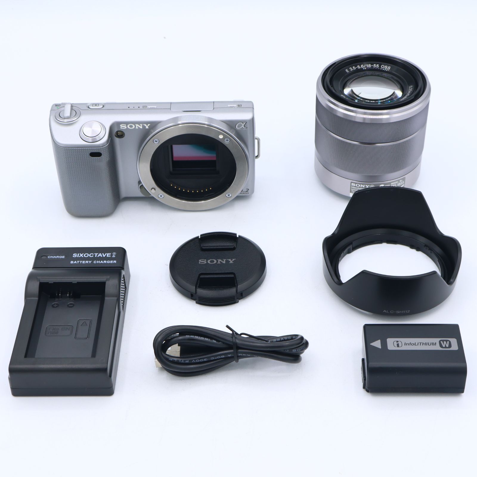 シャッター回数：4068回】SONY ソニー デジタル一眼α NEX-5 ズーム
