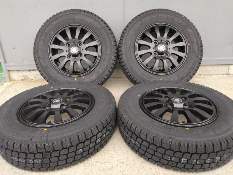 新品 スタッドレス ホイールセット 4本 軽トラック 軽バン 145/80R12