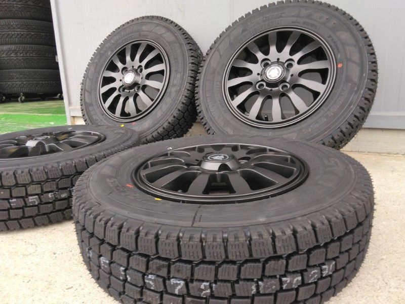 新品 スタッドレス ホイールセット 4本 軽トラック 軽バン 145/80R12