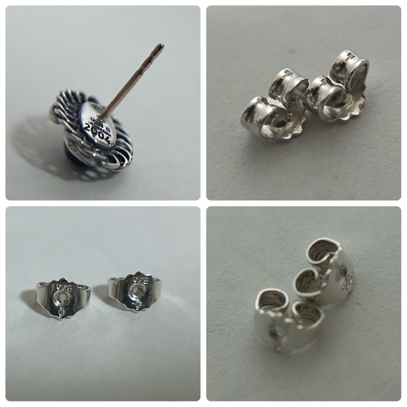 ジョージジェンセン ピアス 2004 オニキス 925 Georg Jensen - メルカリ