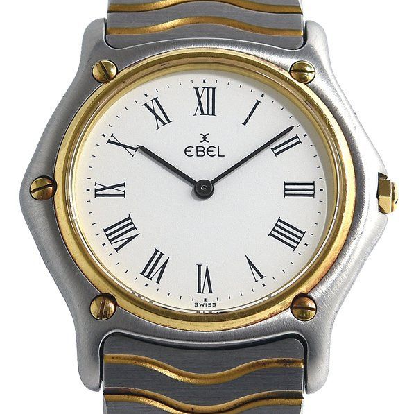電池交換済 良品 EBEL エベル クラシックウェーブ 181909 クォーツ