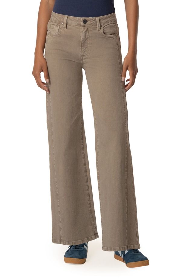 カットフロムザクロス レディース ボトムス デニムパンツ ワイドレッグ ハイウエスト プチ ジーンズ KUT from the Kloth Meg High Waist Wide Leg Jeans