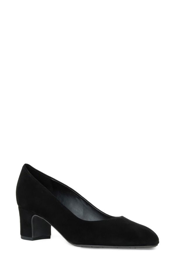 アクアタリア レディース シューズ ヒール Aquatalia Tia Pump BLACK SUEDE ブラック