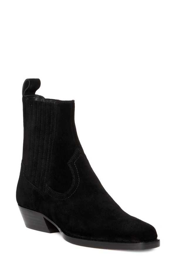 ペイジ レディース シューズ ブーツ・レインブーツ レザー PAIGE Greta Leather Bootie Women BLACK ブラック 62,590円