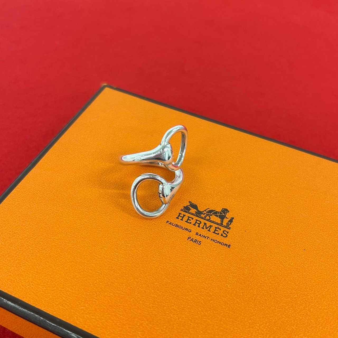 極 美品 HERMES エルメス ヴィンテージ ナウシカ リング シルバー925