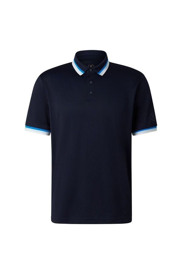 ボグナー スポーツ メンズ トップス シャツ 半袖 Bogner Sport Arik Functional ShortSleeved Top Navy blue ネイビー