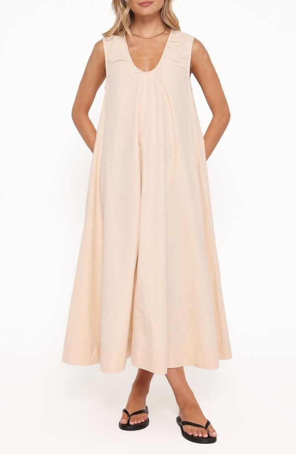 ペタルアンドパップ レディース トップス ワンピース コットン マキシ Petal Pup Laurita Cotton Maxi Dress OATMEAL オートミール 23,532円