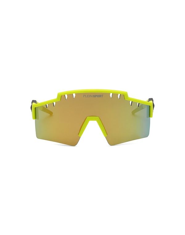 プレイン スポーツ メンズ アクセサリー サングラス・アイウェア PLEIN SPORTiger Framen acid green アニマル