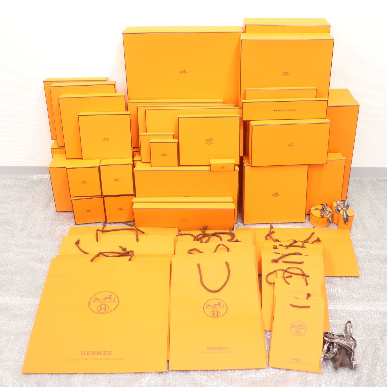 ITR9LWMLE30G HERMES エルメス BOX ショッパー 純正 紙袋 オレンジ