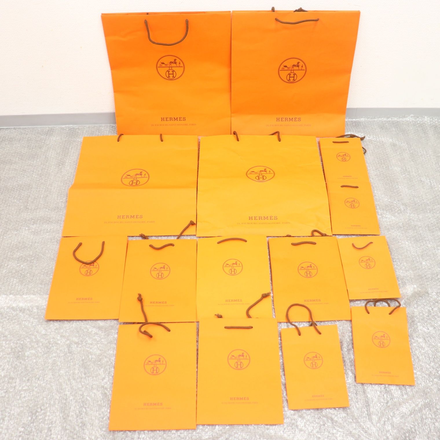 ITR9LWMLE30G HERMES エルメス BOX ショッパー 純正 紙袋 オレンジ