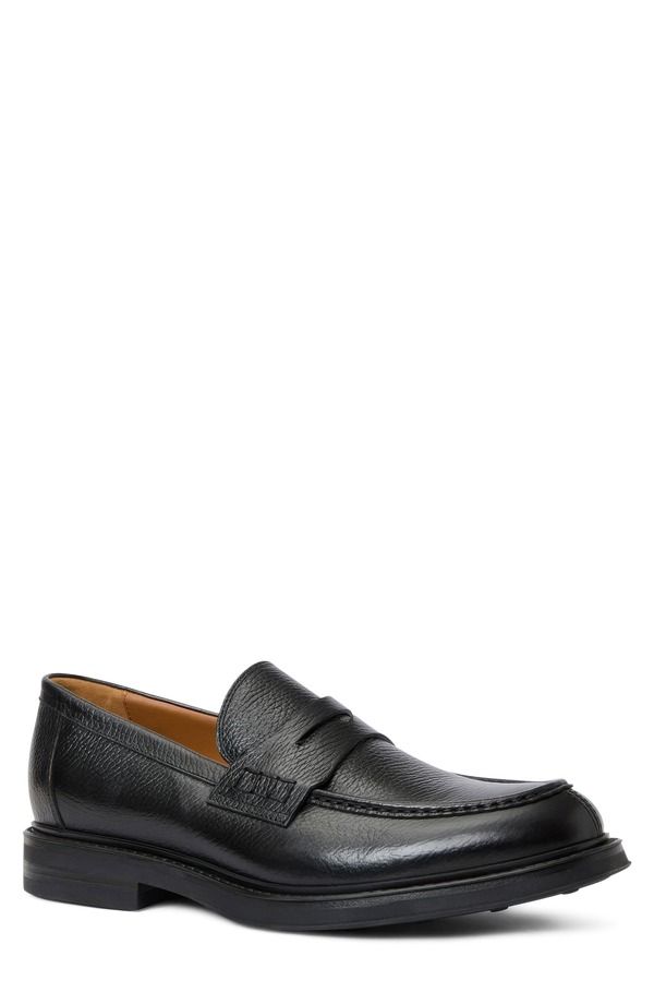 アクアタリア メンズ シューズ ローファー Aquatalia Bucarest Waterepellent Penny Loafer Men BLACK CALF ブラック