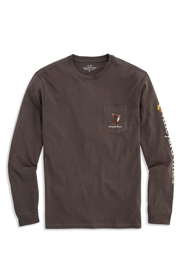 ヴァインヤードヴァインズ メンズ トップス Tシャツ グラフィック vineyard vines Headless Horseman Dographic Long Sleeve TShirt EVEN