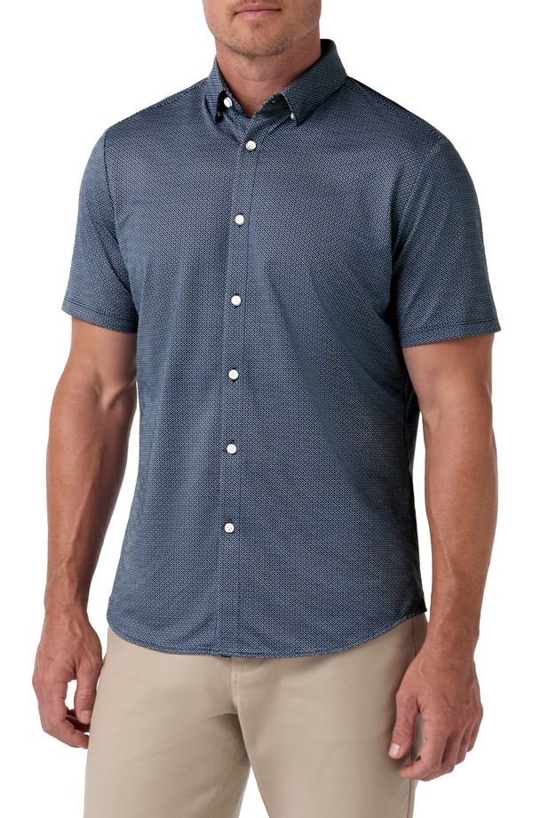 ミズンメイン メンズ トップス シャツ フラワー柄 フラワー MizzenMain Halyard Classic Fit Floral Short Sleeve Performance Button