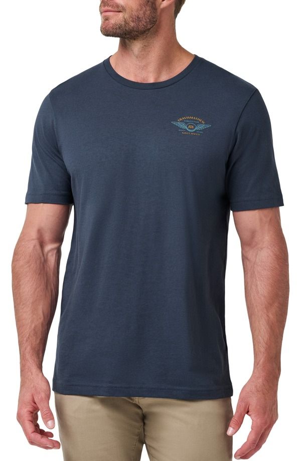 トラビスマヒュー メンズ トップス Tシャツ グラフィック TravisMathew Rally Ready Graphic TShirt BLUE NIGHTS ブルー
