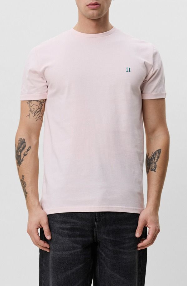 レ ドゥ メンズ トップス Tシャツ Les Deux Core Seasonal TShirt POTPOURRI PINK ピンク