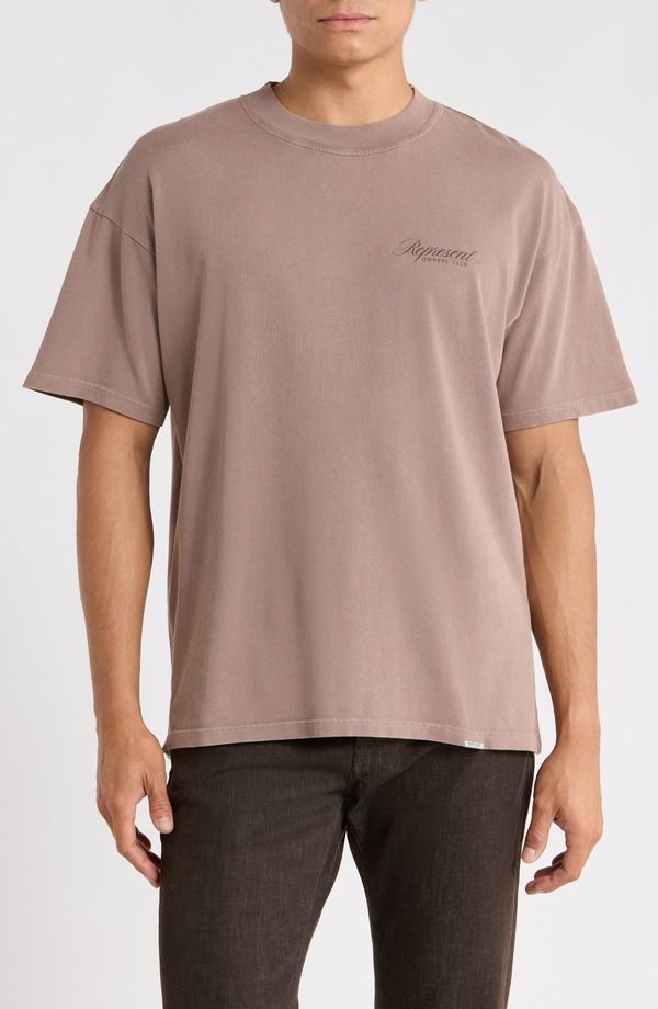 リプレゼント メンズ トップス Tシャツ グラフィック Represent Owners Club Script Graphic TShirtRUFFLE
