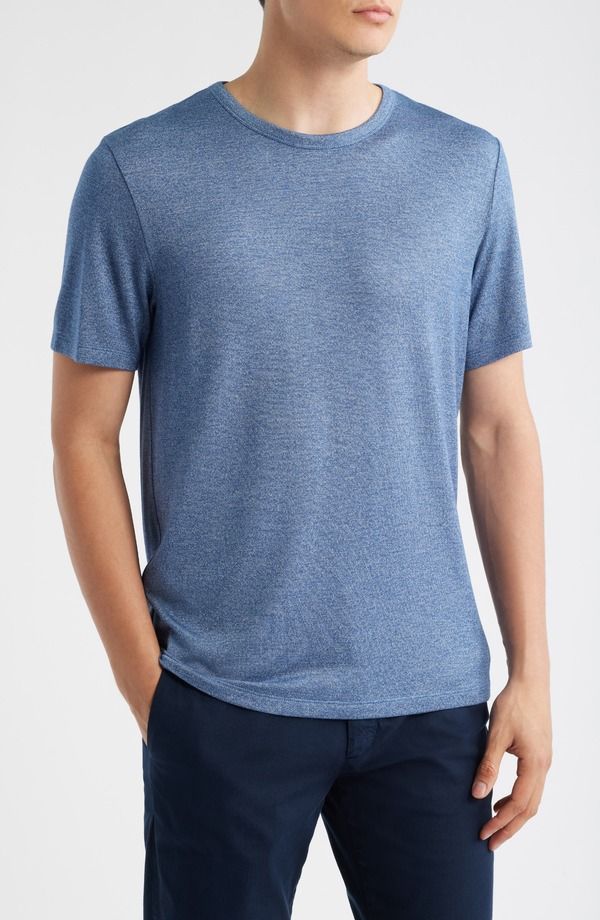セオリー メンズ トップス Tシャツ Theory Essential Activate TShirt BLUDUSKMEL