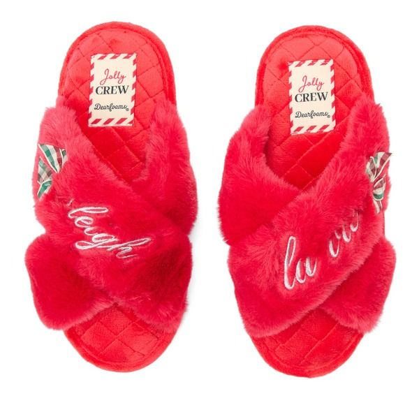 ディアフォームズ レディース シューズ サンダル Dearfoams Mama Fur Slide Slippers Women CAYENNE