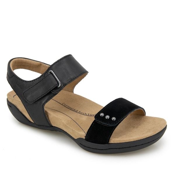 ジャンブー レディース シューズ サンダル Jambu Morgan Casual Flat Sandal Women BLACK ブラック
