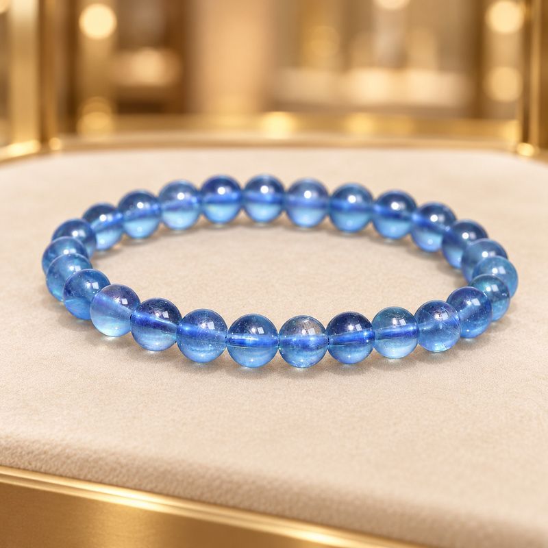 K2297-4〕約7mm 高品質 アクアマリン Aquamarine 藍玉 丸玉