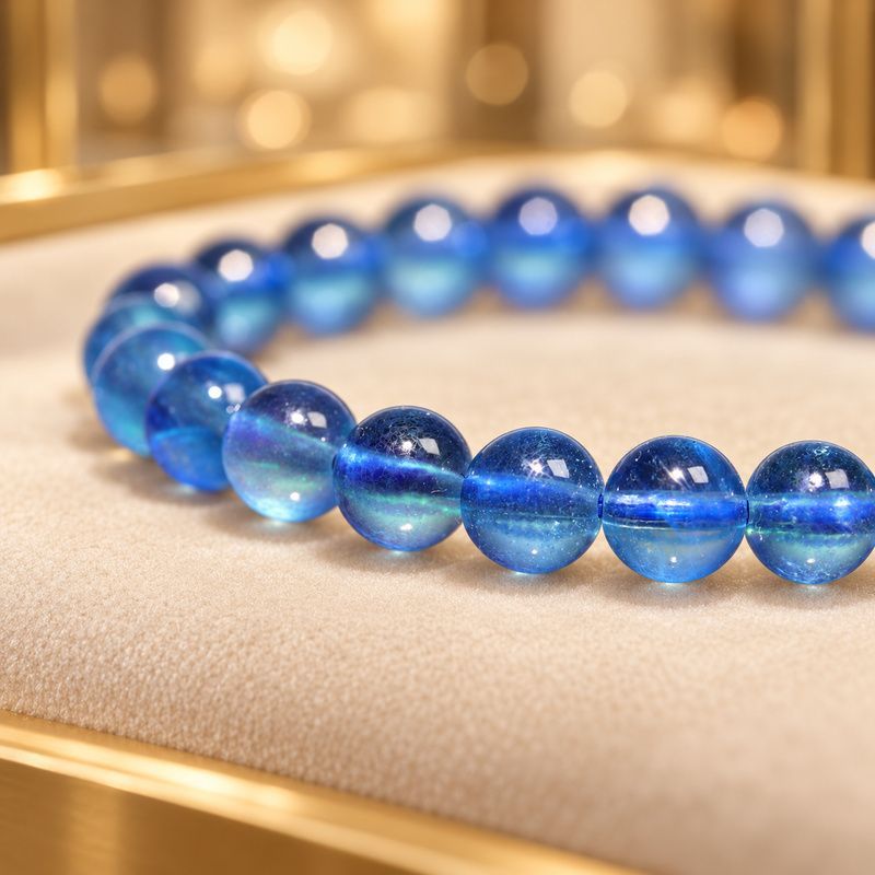 K2297-4〕約7mm 高品質 アクアマリン Aquamarine 藍玉 丸玉