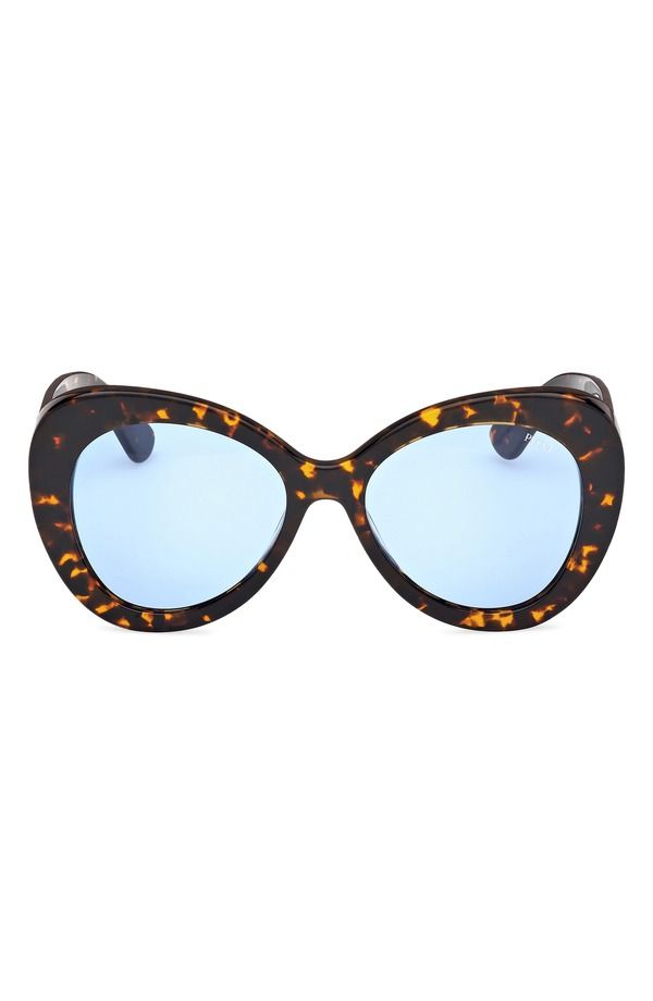 エミリオ・プッチ レディース アクセサリー サングラス・アイウェア Emilio Pucci 56mm Round Sunglasses DARK HAVANA BRIGHT BLUE ブルー 59,280円