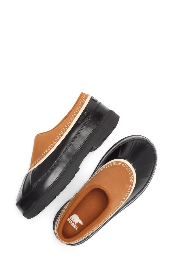 ソレル レディース シューズ サンダル SOREL Ambler Waterproof Clog Women ICED TEA BLACK ブラック