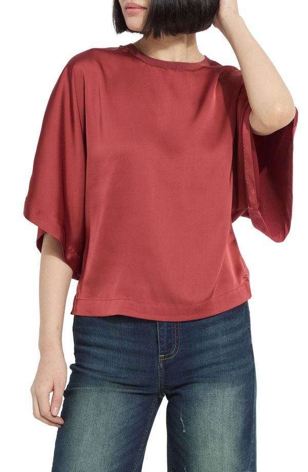 リジー レディース トップス シャツ Lysse Ginger Mixed Media Dolman Tee COPPER BLUSH ブラッシュ 27,972円