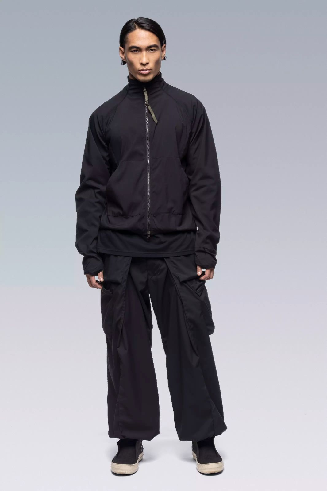 【最終価格】試着のみ ACRONYM j97 黒 L ジャケット ブルゾン ACRONYM J97-M Nylon Stretch Contour Jacket S アクロニウム ナイロン